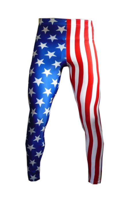 Lycraman featuring Stars and Stripes tights